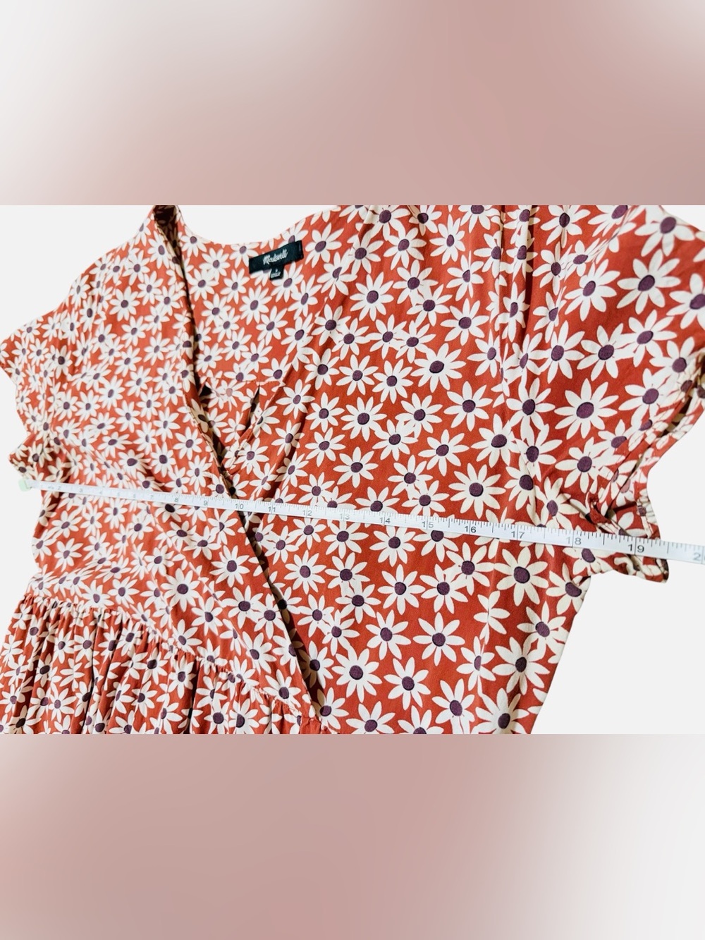 💚💚 MADEWELL Clara Midi Dress in Falling Daisies - Picture 15 of 15